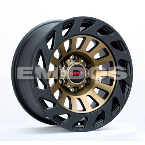 MAT Offroad 1014CM Matte Black w/Bronze Face 6x139.7 17R 9 110 12