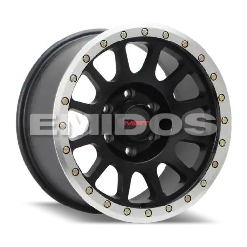 MAT Offroad 1218M Matte Black/Machined lip 6x139.7 17R 8.5 100,1 0
