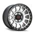 MAT Offroad 1218MB Matte Black w/Machine Face 6x139.7 17R 8.5 110 -30