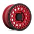Black Rhino PARKER UTV CANDY RED W/ BLACK LIP 4x137 14R 7 106.1 36