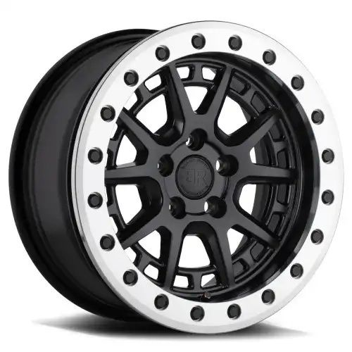 Black Rhino GRAVEL BEADLOCK MATTE BLACK W/ MACHINED RING 5x100 15R 7 72.56 15