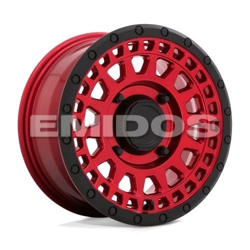 Black Rhino PARKER UTV CANDY RED W/ BLACK LIP 4x156 15R 7 132 36