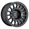 Black Rhino SANDSTORM SEMI GLOSS BLACK W/ MACHINED DARK TINT RING 5x100 15R 7 56.15 15