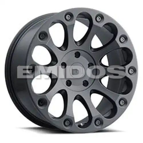 Level 8 IMPACT MATTE BLACK 5x127 15R 8 71.5 -24