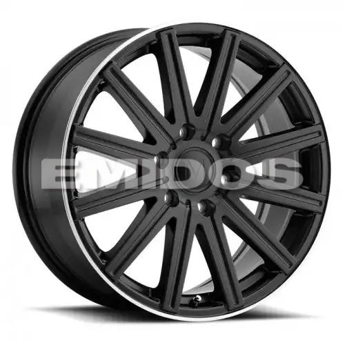 Mandrus STARK MATTE BLACK W/ MACHINED LIP 6x130 16R 7 84.1 52