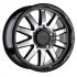 Black Rhino EXCURSION GLOSS BLACK W/ MIRROR FACE 5x130 16R 7.5 84.1 45