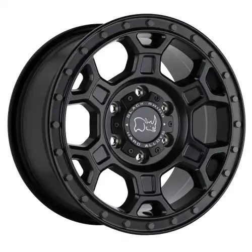 Black Rhino MIDHILL MATTE BLACK W/ GUNMETAL BOLTS 5x160 16R 8 65.07 45