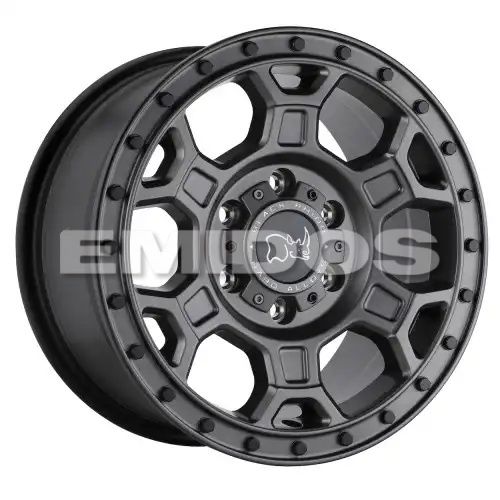 Black Rhino MIDHILL MATTE GUNMETAL W/ BLACK BOLTS 6x130 16R 8 84.1 45
