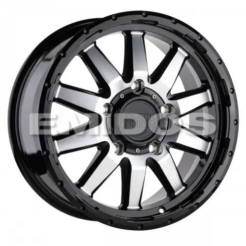 Black Rhino EXCURSION GLOSS BLACK W/ MIRROR FACE 6x130 17R 7.5 84.1 38