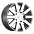 Black Rhino JOURNEY GLOSS GUNMETAL W/ MIRROR-CUT FACE 6x130 17R 7.5 84.1 45
