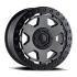 Mandrus FORSCHER MATTE GUNMETAL W/ BLACK LIP EDGE 6x130 17R 8 84.1 45