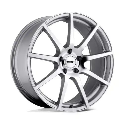 TSW INTERLAGOS SILVER W/ MIRROR CUT FACE 5x112 17R 8 72.1 45