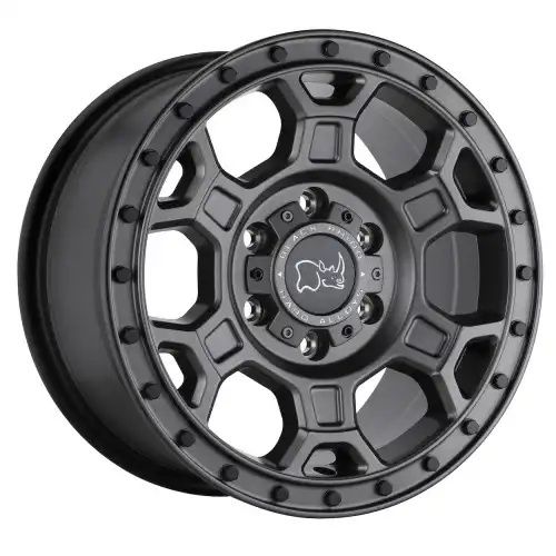 Black Rhino MIDHILL MATTE GUNMETAL W/ BLACK BOLTS 6x130 17R 8 84.1 38