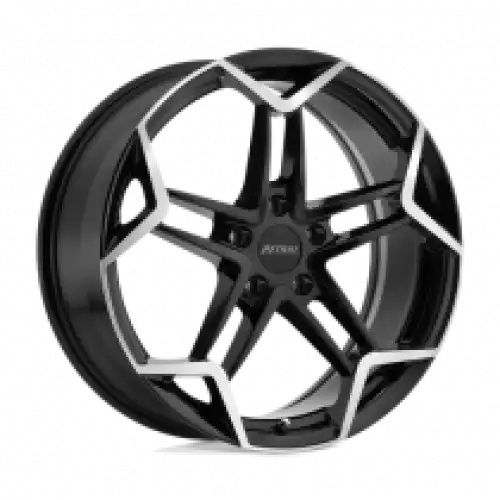 Petrol P1A GLOSS BLACK W/ MACHINED CUT FACE 5x108 17R 8 72.1 40