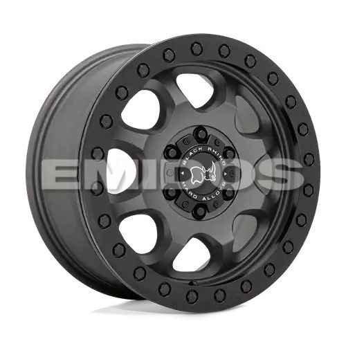 Black Rhino VENTURE BEADLOCK MATTE GUNMETAL W/ BLACK HARDWARE 6x130 17R 8 84.1 38