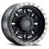 Black Rhino ABRAMS GLOSS GUN BLACK W/ MACHINED DARK TINT 6x114.3 17R 8.5 76.1 BNK