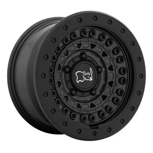 Black Rhino BARRICADE GUN BLACK W/ BLACK ROCK GUARD 6x139.7 17R 8.5 112.1 BNK