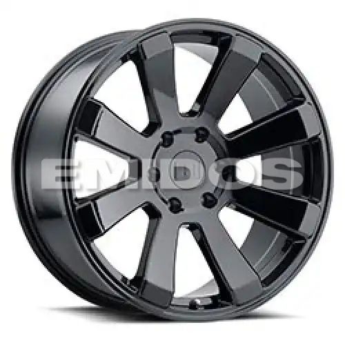 Level 8 ENFORCER GLOSS BLACK 6x132 17R 8.5 74.5 12