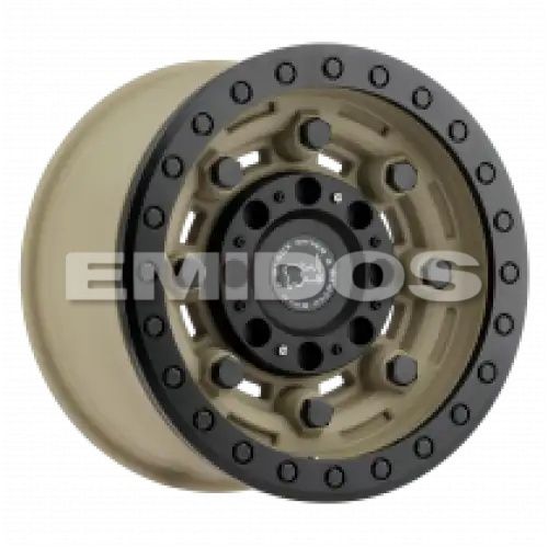 Black Rhino GARRISON BEADLOCK DESERT W/ MATTE BLACK RING 6x135 17R 8.5 87.1 BNK