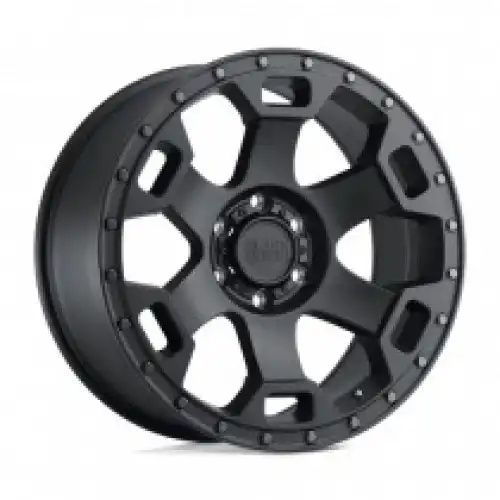 Black Rhino GAUNTLET SEMI GLOSS BLACK W/ GUNMETAL BOLTS 5x127 17R 8.5 71.5 -18