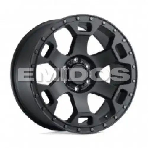 Black Rhino GAUNTLET SEMI GLOSS BLACK W/ GUNMETAL BOLTS 5x127 17R 8.5 71.5 -18