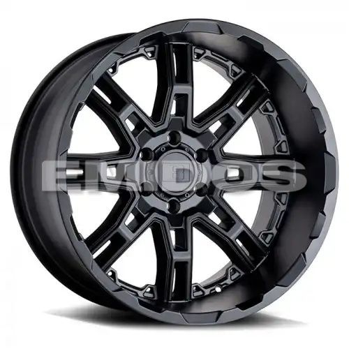Level 8 SLINGSHOT MATTE BLACK 5x135 17R 8.5 87.1 -10