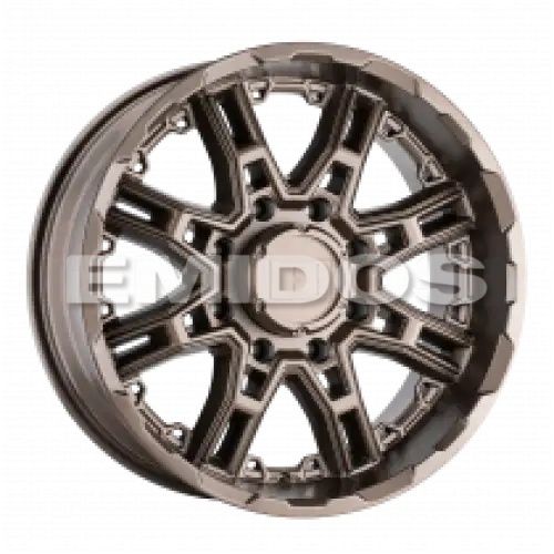 Level 8 SLINGSHOT MATTE BRONZE 6x135 17R 8.5 87.1 -10