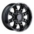 Level 8 SLINGSHOT MATTE BLACK 6x139.7 17R 8.5 112.1 -10