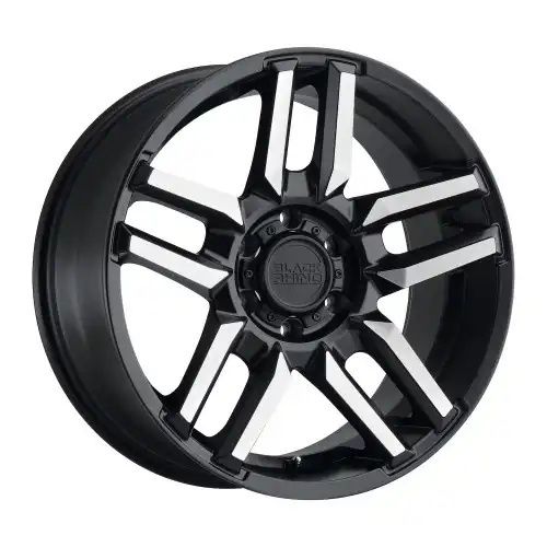 Black Rhino MESA MATTE BLACK W/ MACHINED FACE 5x127 17R 8.5 76.1 BNK