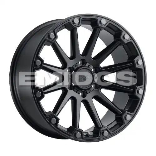 Black Rhino PINNACLE SEMI GLOSS BLACK W/ GUNMETAL BOLTS 6x135 17R 8.5 87.1 BNK