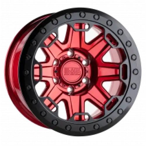 Black Rhino RIFT BEADLOCK CANDY RED W/ BLACK RING 5x114.3 17R 8.5 71.5 -38