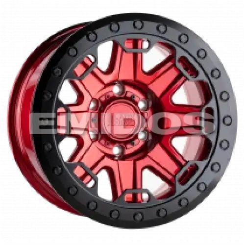 Black Rhino RIFT BEADLOCK CANDY RED W/ BLACK RING 5x114.3 17R 8.5 71.5 -38