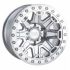 Black Rhino RIFT BEADLOCK SILVER W/ MIRROR FACE & MACHINED RING 8x165.1 R 8.5 125.1 -38