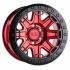 Black Rhino RIFT BEADLOCK CANDY RED W/ BLACK RING 6x139.7 17R 8.5 112.1 BNK