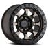 Black Rhino RIOT MATTE BRONZE W/ BLACK RING & BOLTS 6x139.7 17R 8.5 112.1 -30