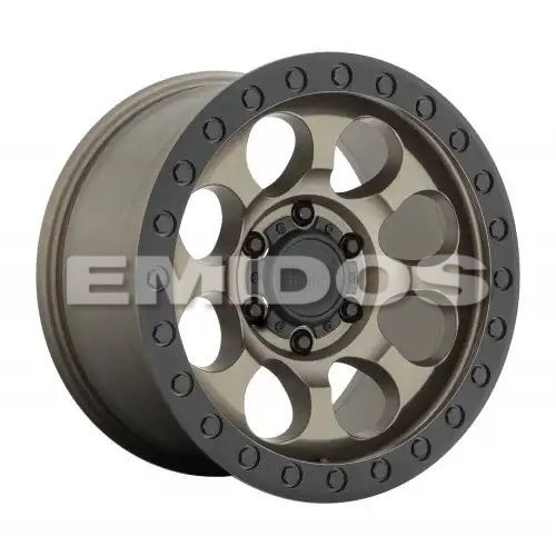 Black Rhino RIOT MATTE BRONZE W/ BLACK RING & BOLTS 6x135 17R 8.5 87.1 BNK