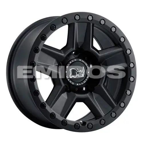 Black Rhino RAVINE MATTE BLACK 5x165.1 17R 8.5 114.3 10