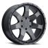 Level 8 SLAM MATTE BLACK 5x139.7 17R 8.5 108 -6
