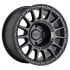 Black Rhino SANDSTORM SEMI GLOSS BLACK W/ MACHINED DARK TINT RING 6x139.7 17R 8.5 112.1 BNK