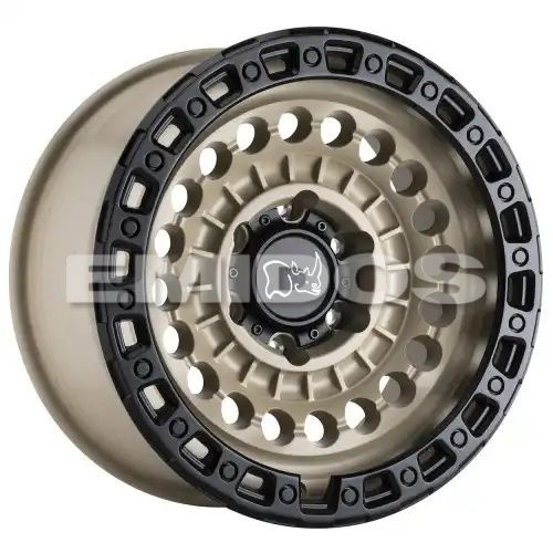 Black Rhino SENTINEL DESERT SAND W/ BLACK RING 6x135 17R 8.5 87.1 -10