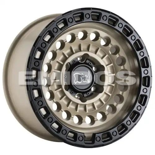 Black Rhino SENTINEL DESERT SAND W/ BLACK RING 8x180 17R 8.5 124.2 -18
