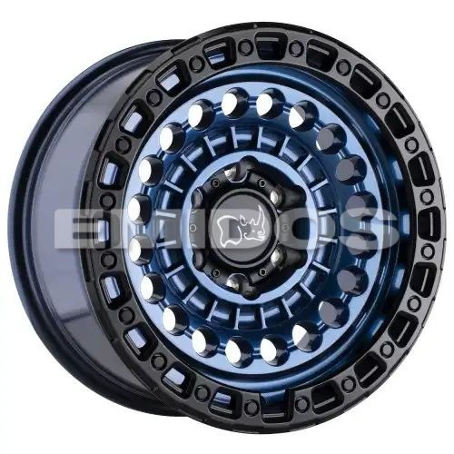 Black Rhino SENTINEL COBALT BLUE W/ BLACK RING 6x114.3 17R 8.5 76.1 BNK