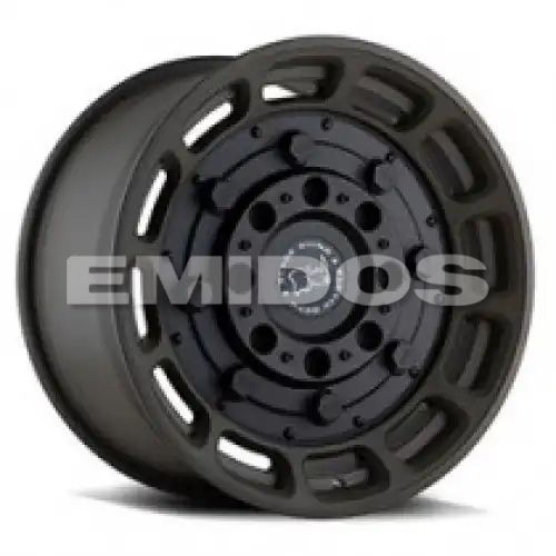 Black Rhino WARTHOG MATTE OLIVE DAB GREEN W/ BLACK CENTER 5x127 17R 8.5 71.5 -18