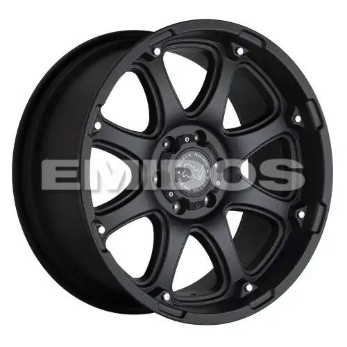 Black Rhino GLAMIS MATTE BLACK 8x165.1 17R 9 122.4 12