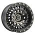 Black Rhino SHREDDER MATTE BLACK W/ MACHINED DARK TINT 5x127 17R 9 71.5 -18
