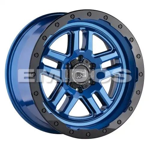Black Rhino BARSTOW DEARBORN BLUE W/ BLACK RING 6x135 17R 9.5 87.1 12