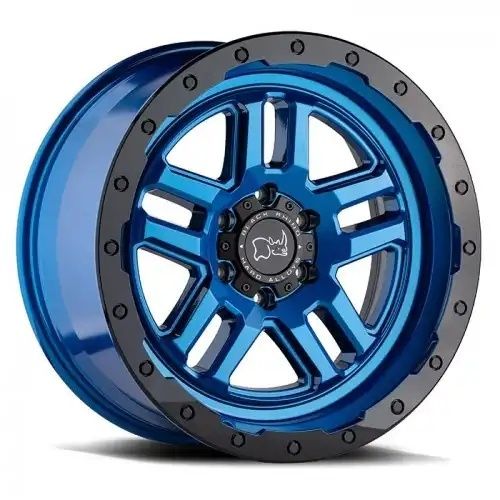Black Rhino BARSTOW DEARBORN BLUE W/ BLACK RING 6x139.7 17R 9.5 112.1 12