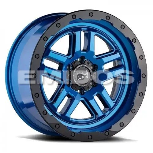 Black Rhino BARSTOW DEARBORN BLUE W/ BLACK RING 6x139.7 17R 9.5 112.1 12