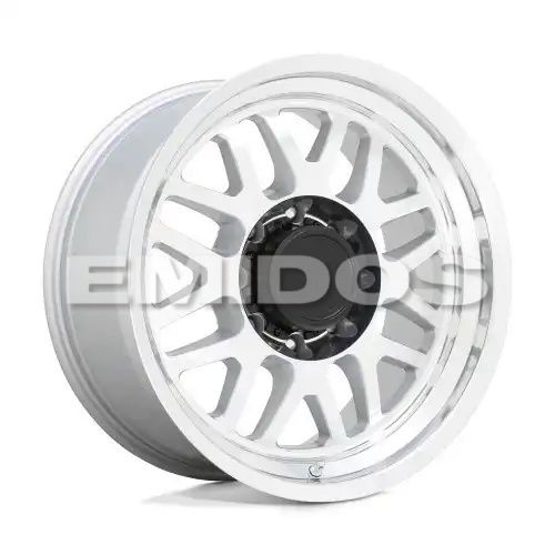 Black Rhino DELTA GLOSS SILVER W/ MIRROR FACE & LIP 8x170 17R 9.5 125.1 -18