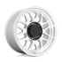 Black Rhino DELTA GLOSS SILVER W/ MIRROR FACE & LIP 8x170 17R 9.5 125.1 -18